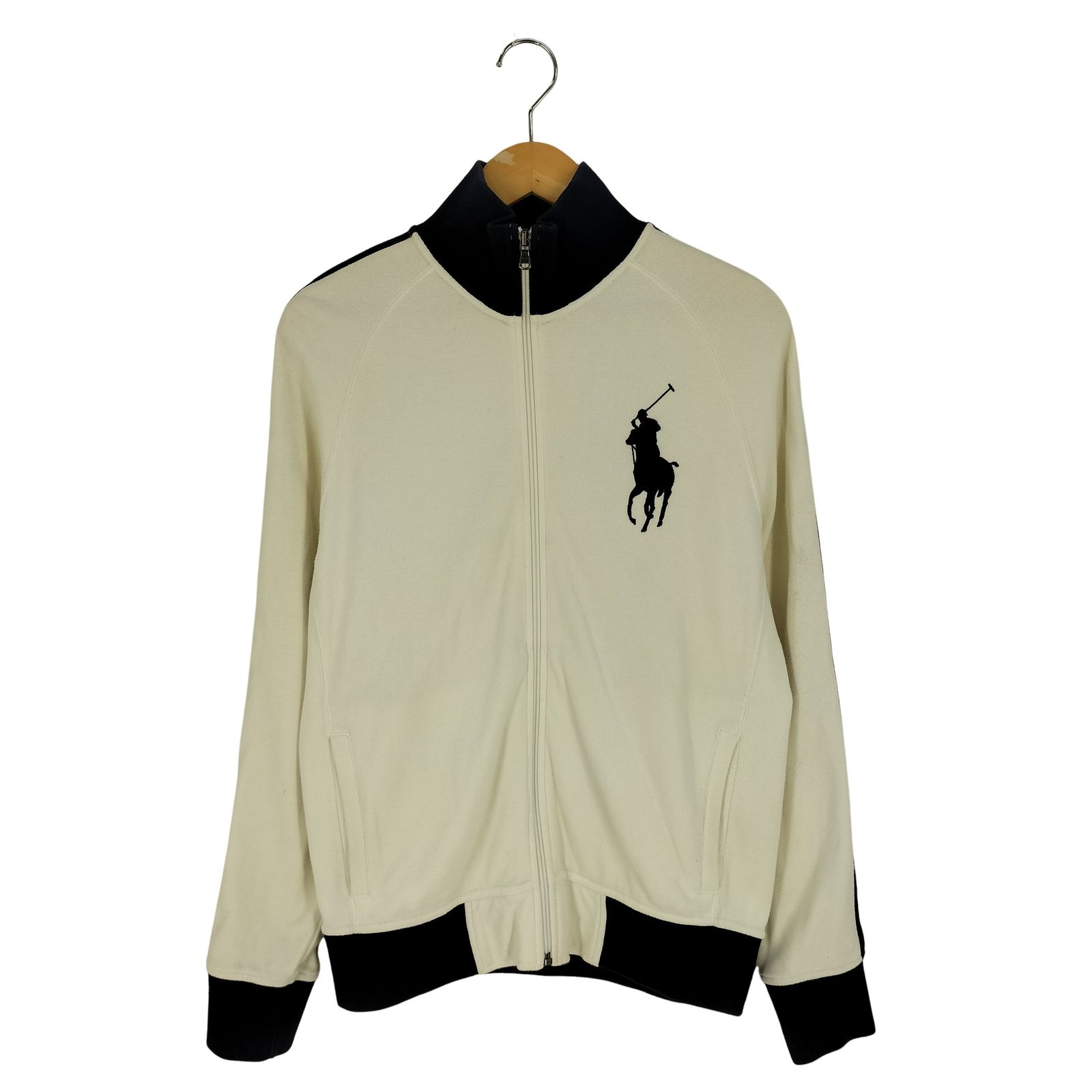 ポロバイラルフローレン ニットジャケット ポロバイラルフローレン Polo by RALPH LAUREN ビックポニー刺繍
