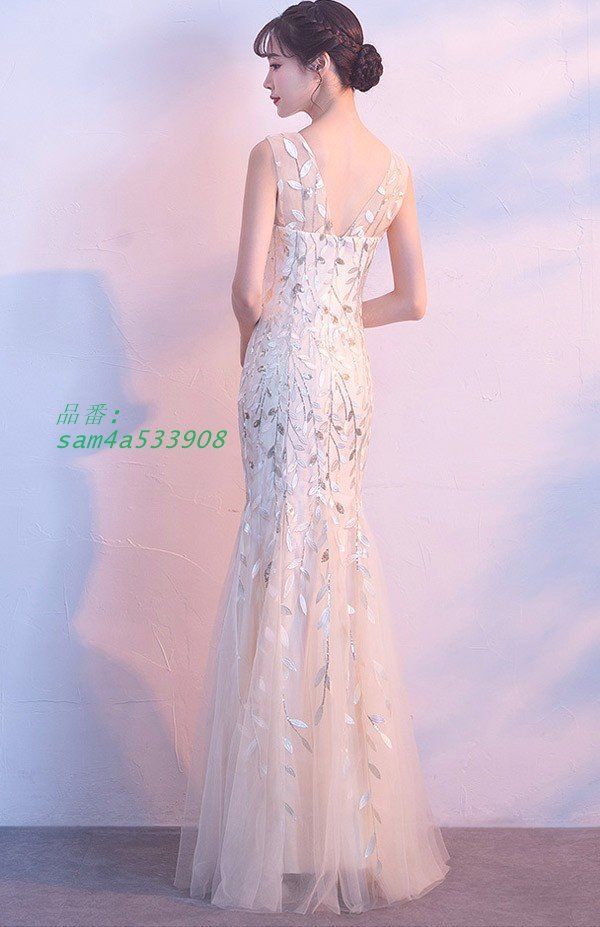 マーメイドライン ドレス パーティードレス 韓国風 イブニングドレス 大きいサイズ M L ドレス セクシー XL 大人 am4a533908 MAAHADDERANG_COM