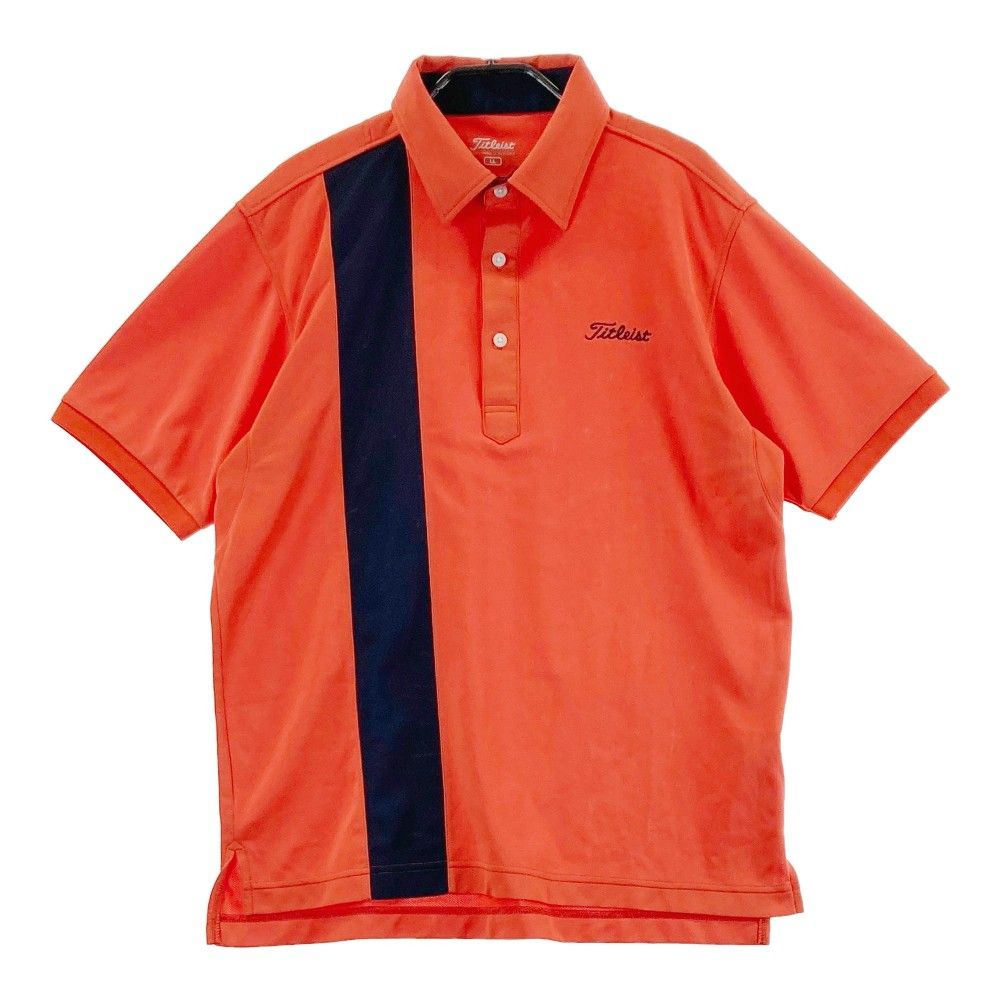 1PIU1UGUALE3 GOLF ハイネック 半袖Tシャツ ロゴ柄 レッド系 4