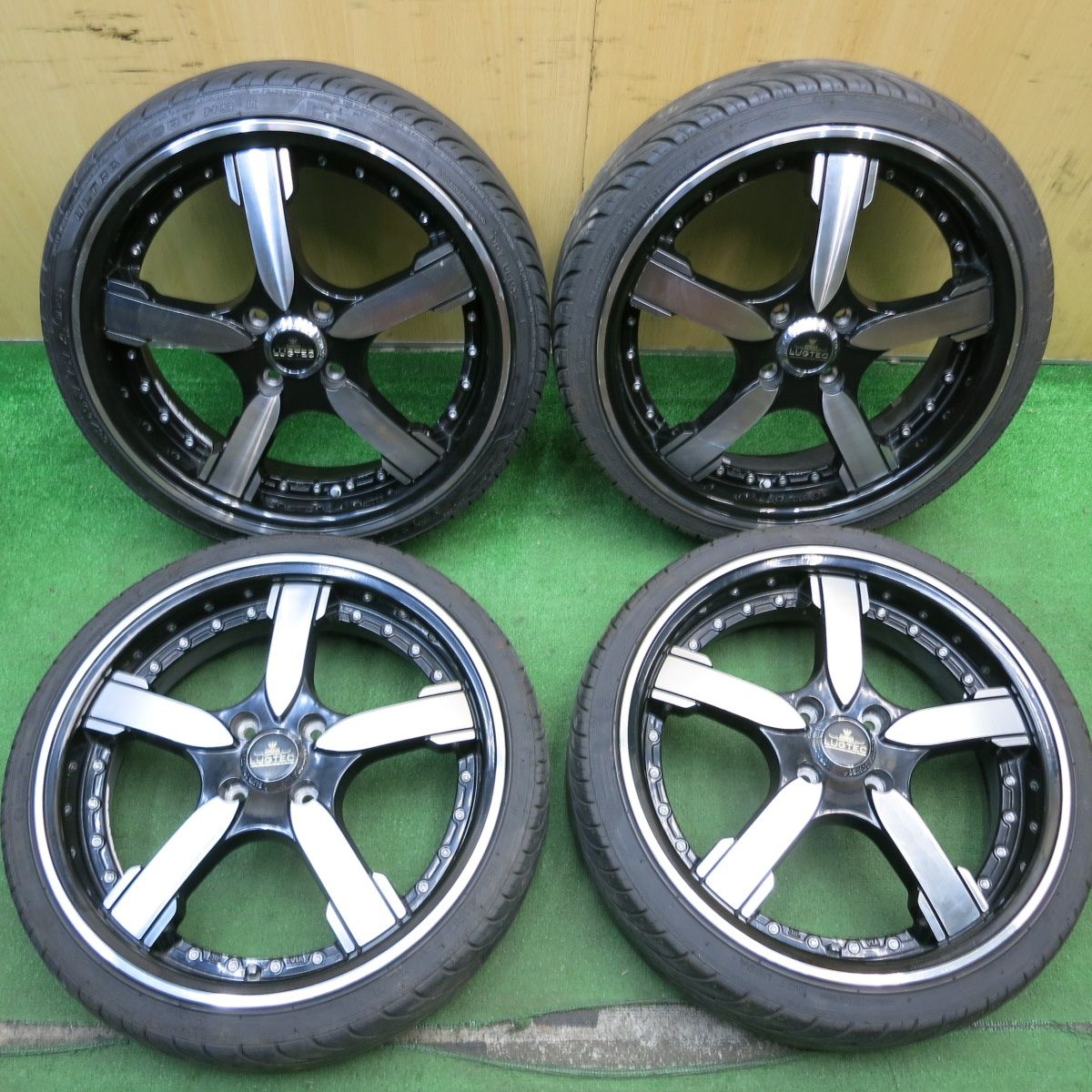バリ溝 24年 9.5分 軽サイズ LUGTEC ラグテック 165|40R17 ナンカン ウルトラスポーツ NS-2 17インチ 軽自動車 PCD100|4H 5061201AKノ