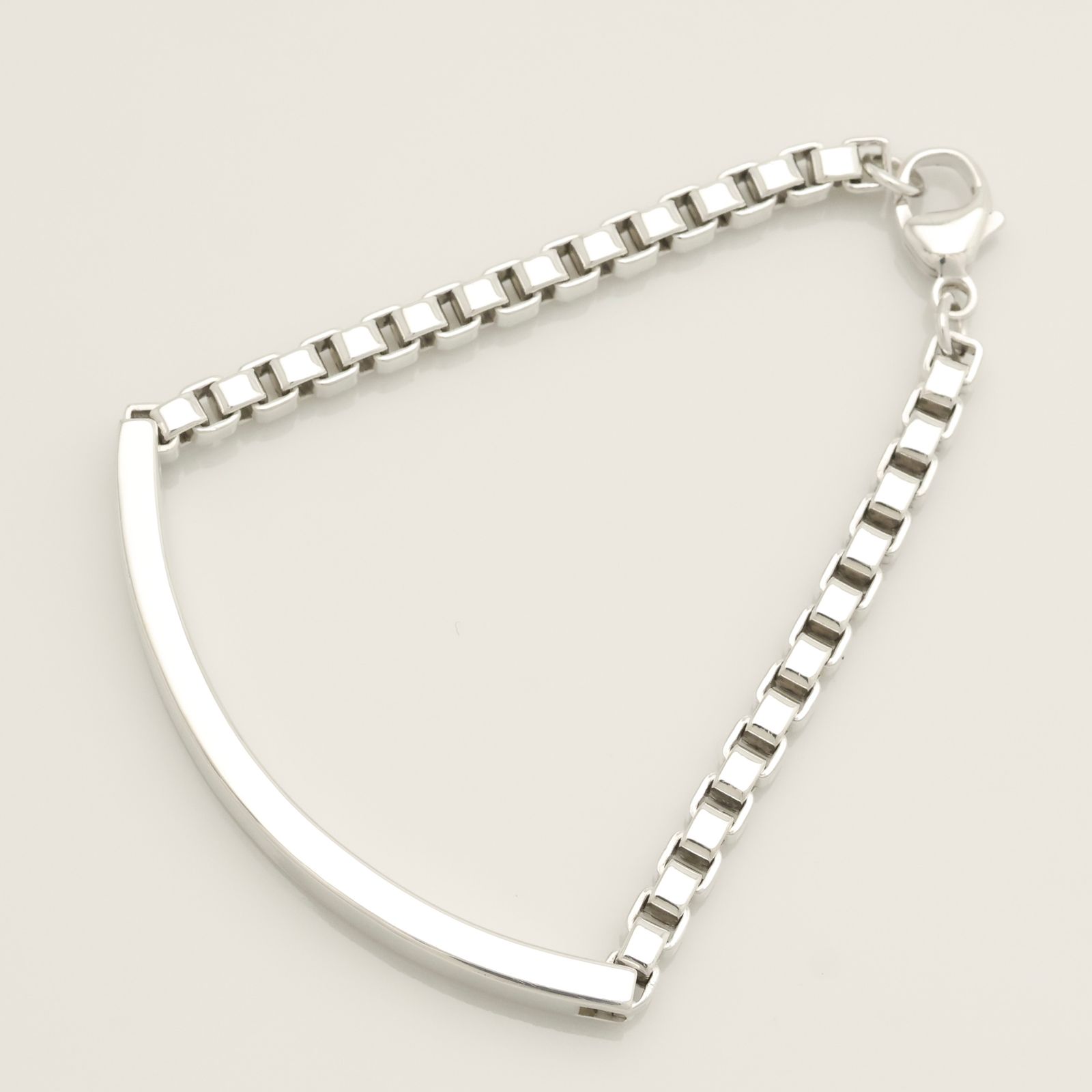 美品】ティファニー TIFFANY&Co. ベネチアン リンク ID ブレスレット 