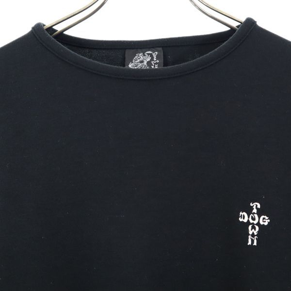 ドッグタウン 90s バックプリント ロゴ刺繍 スウェット ブラック系