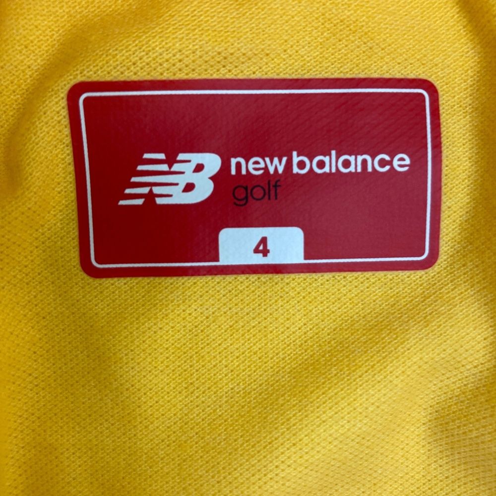 新作【激安通販】 サイズ 4 NEW BALANCE GOLF ニューバランス 012-1160009 半袖ポロシャツ オレンジ系 240101531346 ゴルフウェア メンズ ストスト