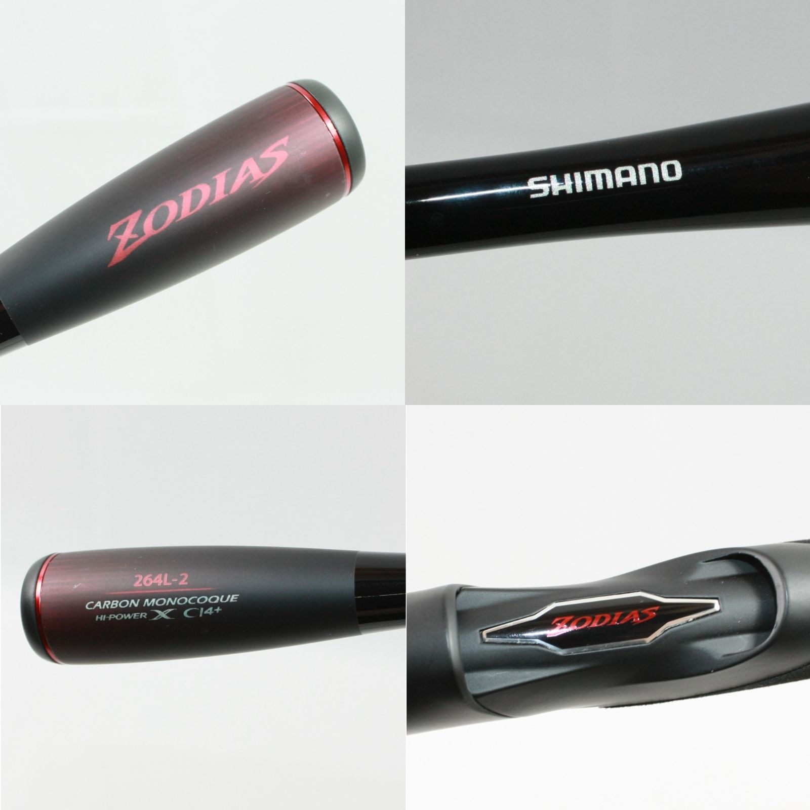 シマノゾディアス264L-2 シマノ バスロッド ゾディアス センターカット2ピース 264ML-2