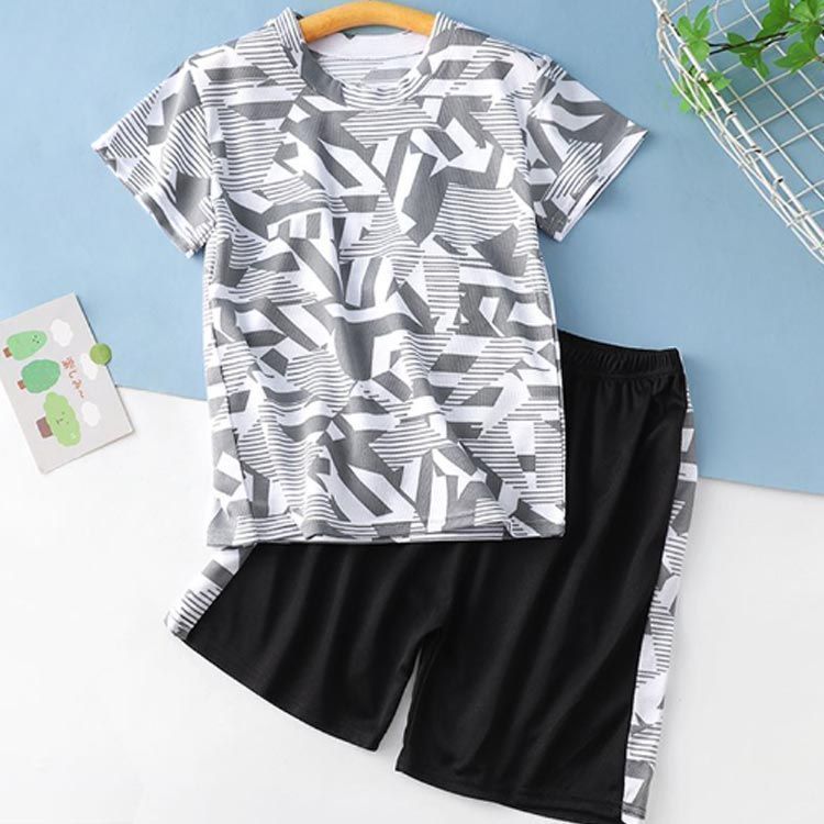 キッズ 半袖 tシャツ 上下セット ハーフパンツ 吸汗 速乾