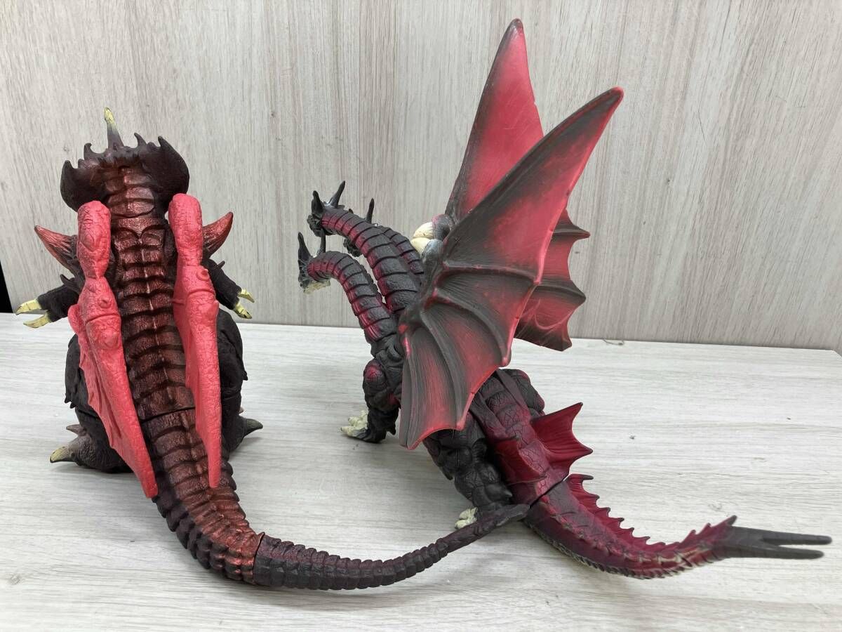 東宝 BANDAI ゴジラ ソフビ 1992年 デストロイヤー完全態1995年 東宝怪獣コレクション 14号 (デストロイア完全体5/ゴジラ(1995)2