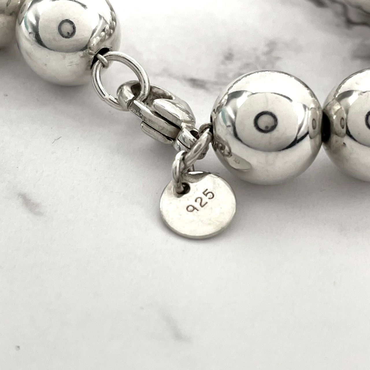 美品 Tiffany & Co. ブレスレット ハードウェア ボール シルバー