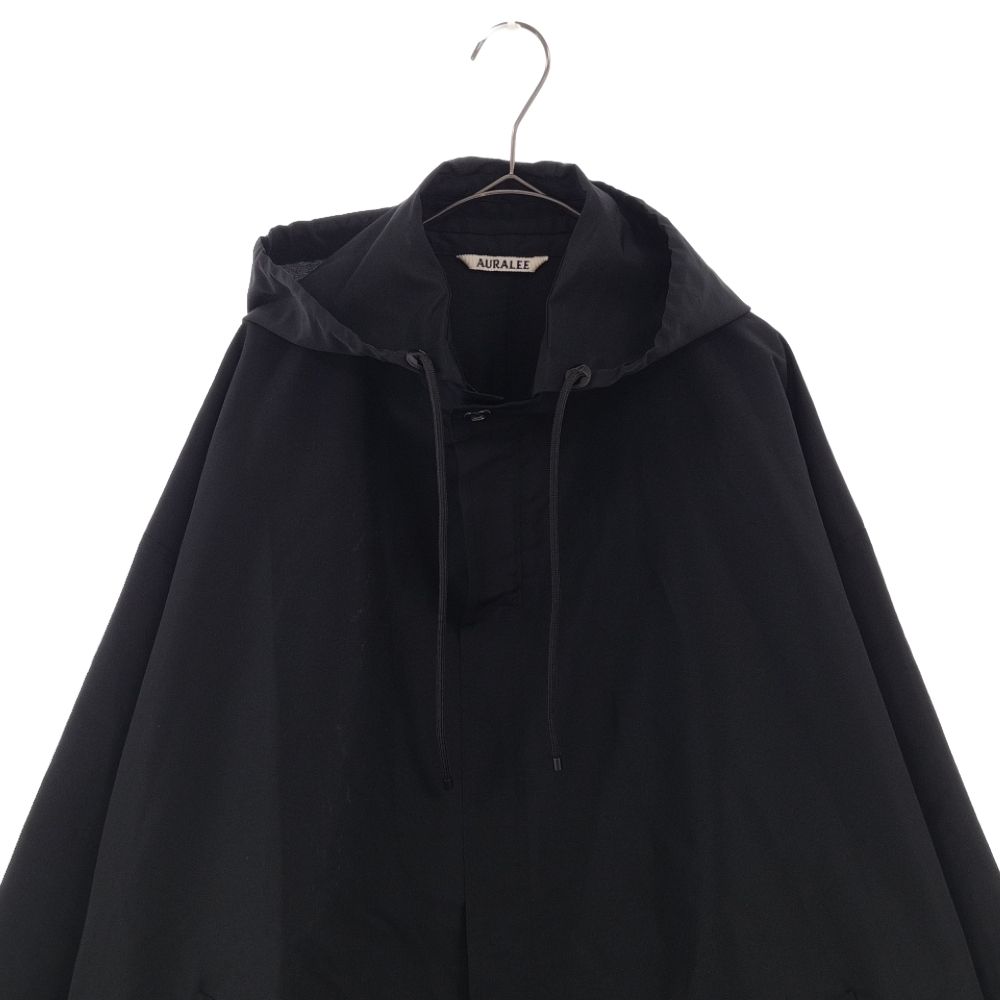 お気に入りの 22ss AURALEE SILK HOODED BLOUSON 黒 | everestdg.com