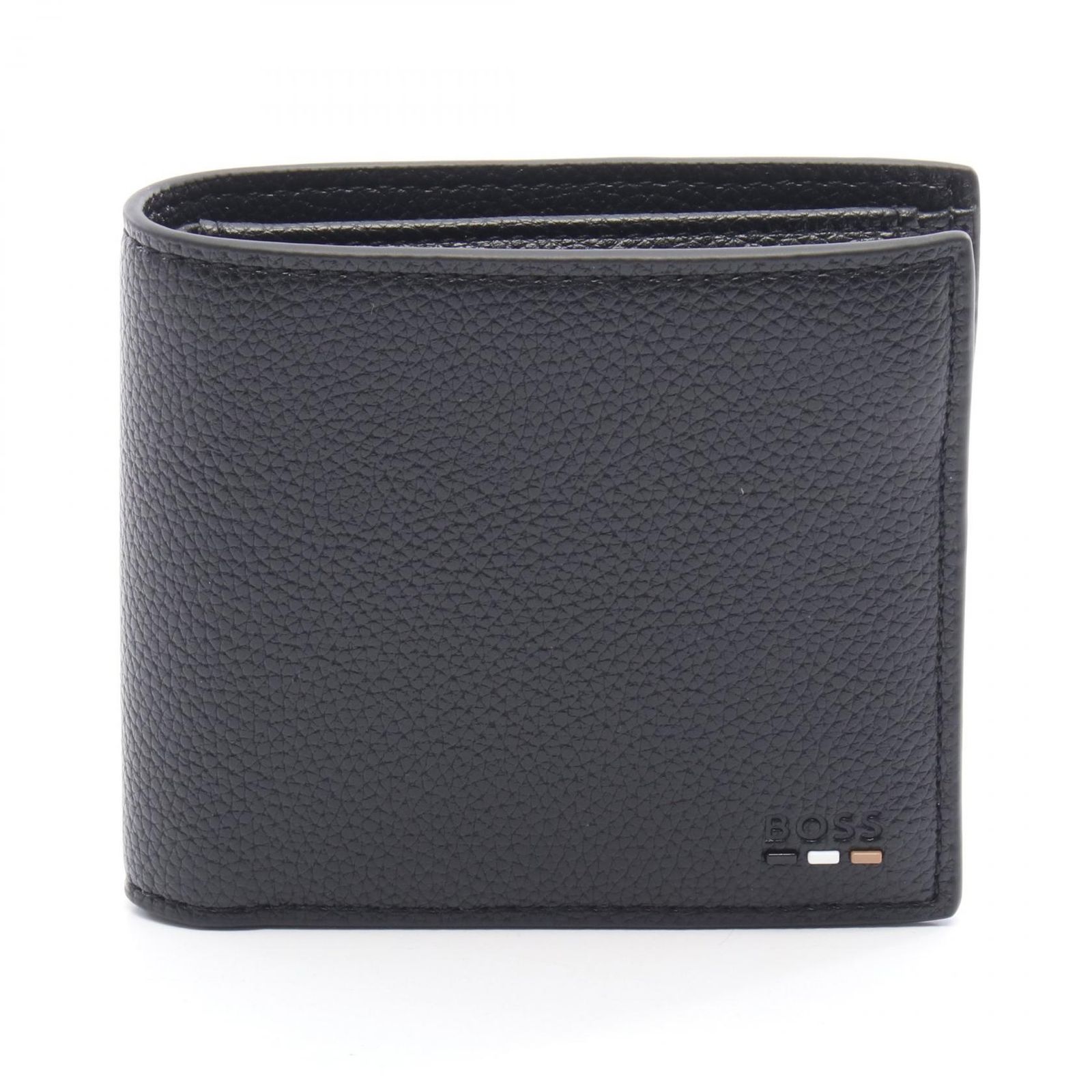 ボス BOSS 二つ折り財布 HG50536511001 ブラック レザー 二つ折り財布 メンズ