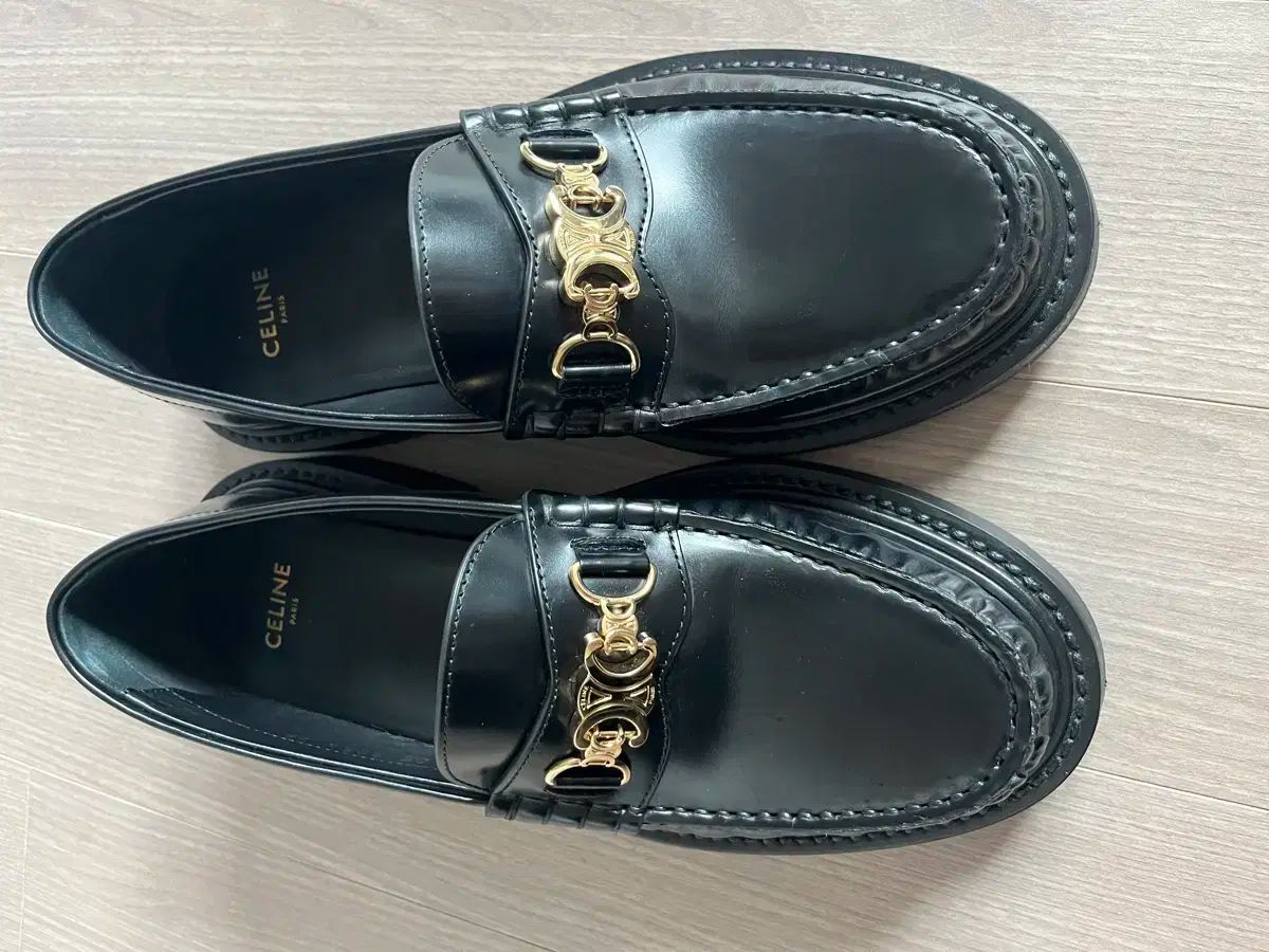 CELINE(セリーヌ) トリオンフ チェーンローファー 36 ☆Celine