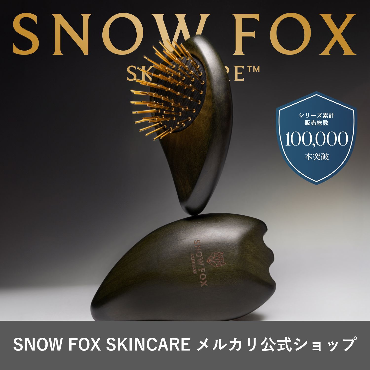 公式 FOX カッサ ゴースト ヘアブラシ ブラック 保証つき | SNOW FOX SKINCARE | ヘア スカルプ ボディケアにも対応した多用途ブラシ
