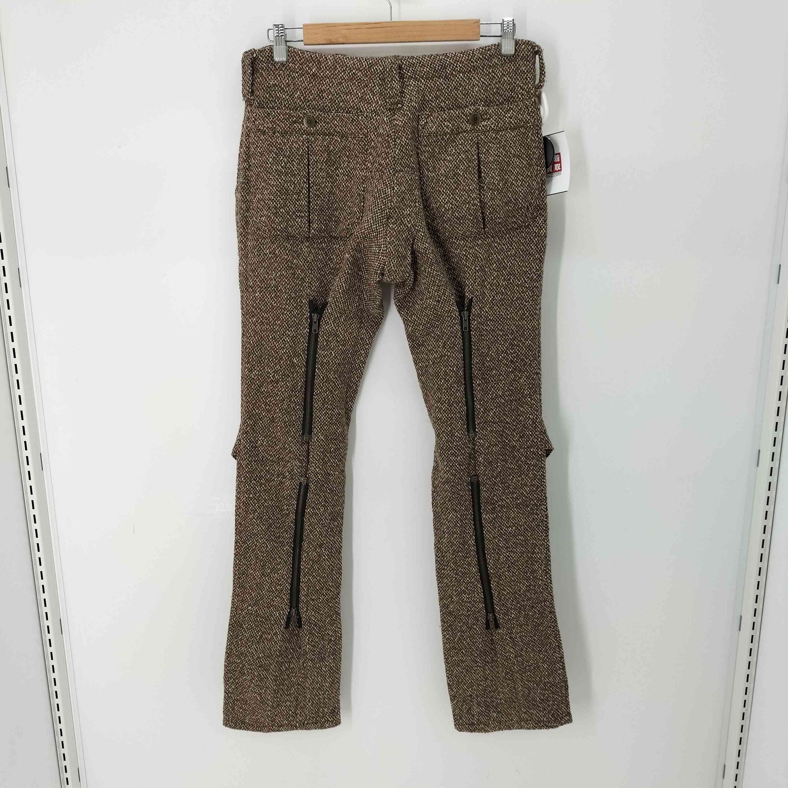 ユーズドフルギ 古着 PM ウールツイード ボンテージパンツ メンズ JPN S