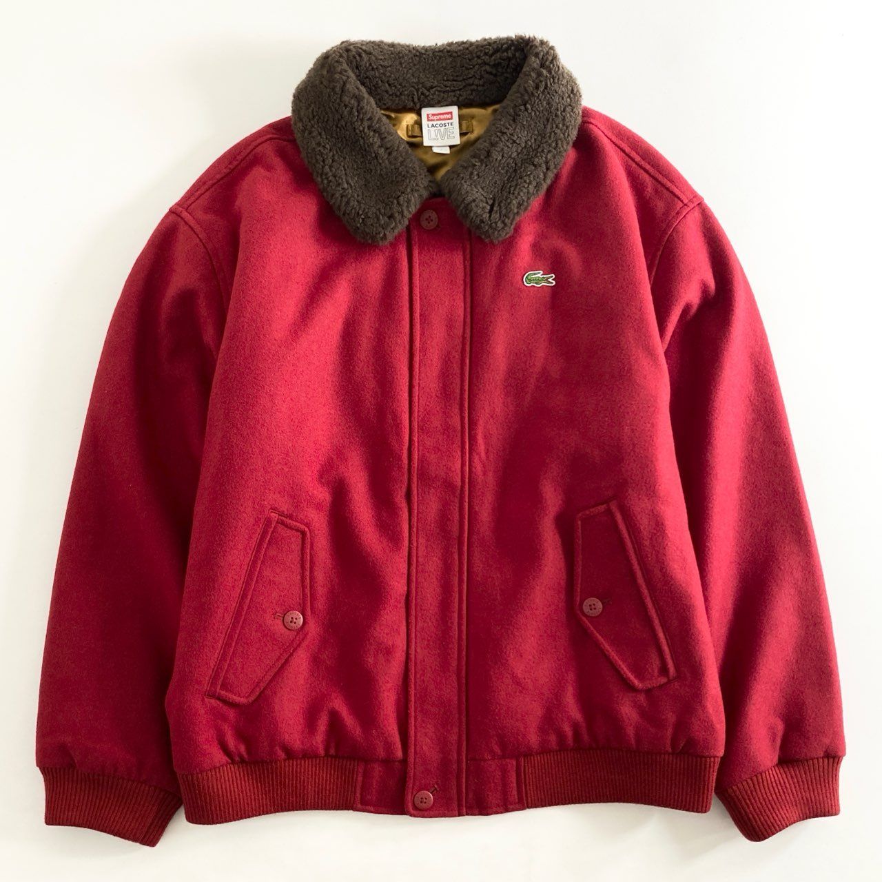 31h30 Supreme シュプリーム × LACOSTE ラコステ ウールボンバー 