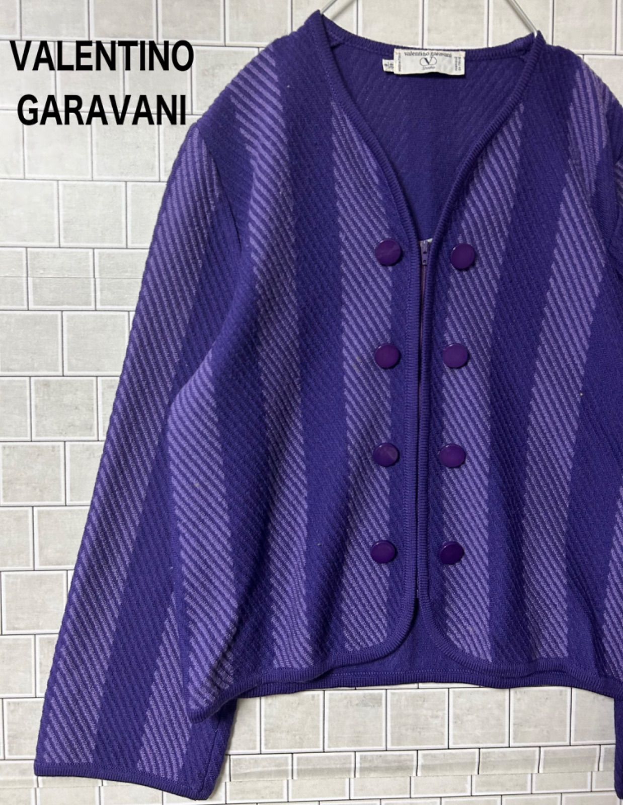 valentino garavani ヴァレンティノ ガラヴァーニ ニット ジップアップ 