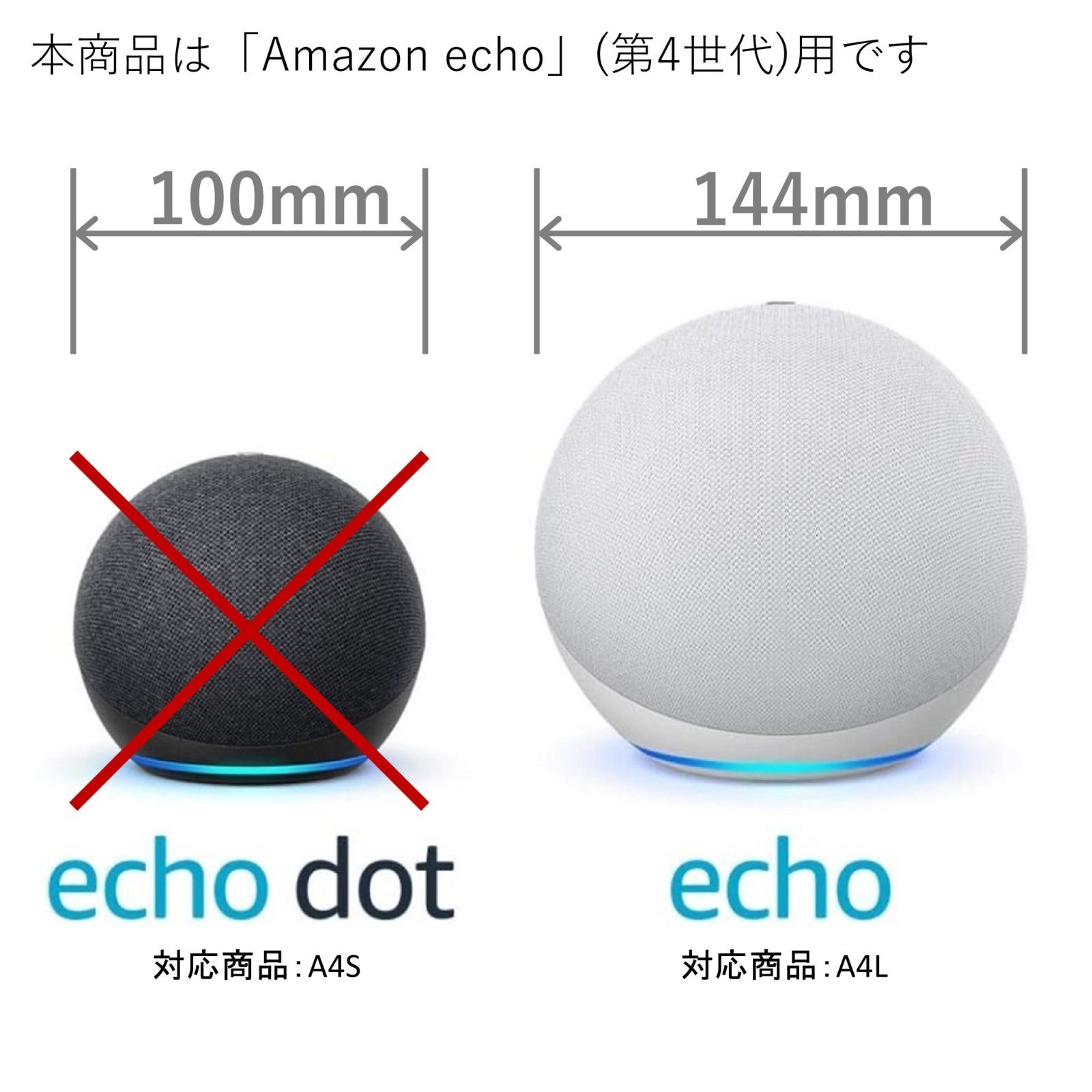 □新発売□【2個】Amazon Echo 第4世代 ライティングレールブラケット ...