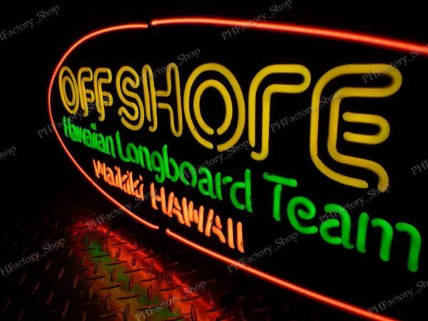 サーフブランド オフ・ショア ロングボード（カリフォルニア）ネオン