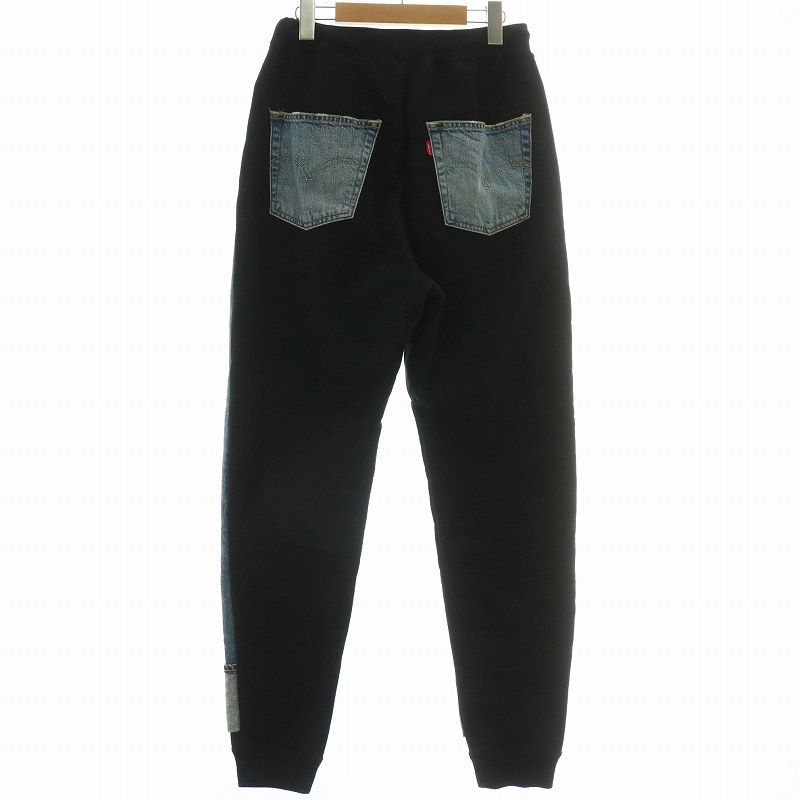 リーバイス×ジュンヤワタナベ　スエットパンツ　S ブラック ジュンヤワタナベマン JUNYA WATANABE MAN × リーバイス Levi's 22AW