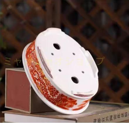 竜紋高脚楕円鉢 多肉植物鉢 紫砂鉢 盆栽鉢 植木鉢 小品盆栽鉢 大品盆栽鉢 IMPECCABLEHEALTHCARESERVICES_COM