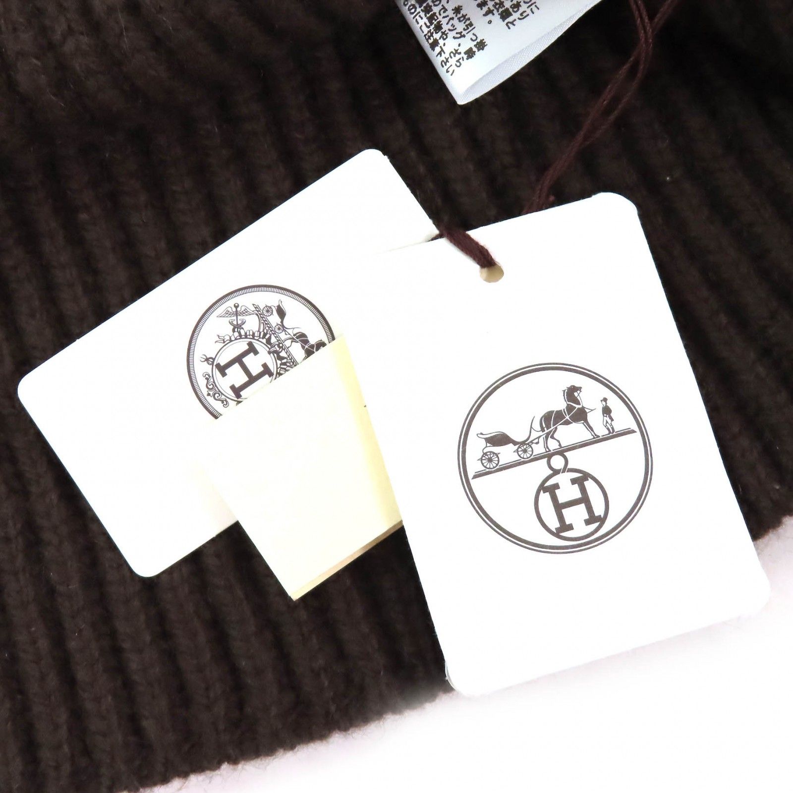 未使用品△HERMES エルメス 21AW カシミヤ モヘア エスプリケープ 長袖ニット セーター ダークブラウン 34 イタリア製 正規品 レディース HERMES - 未使用品△HERMES エルメス 21AW カシミヤ モヘア