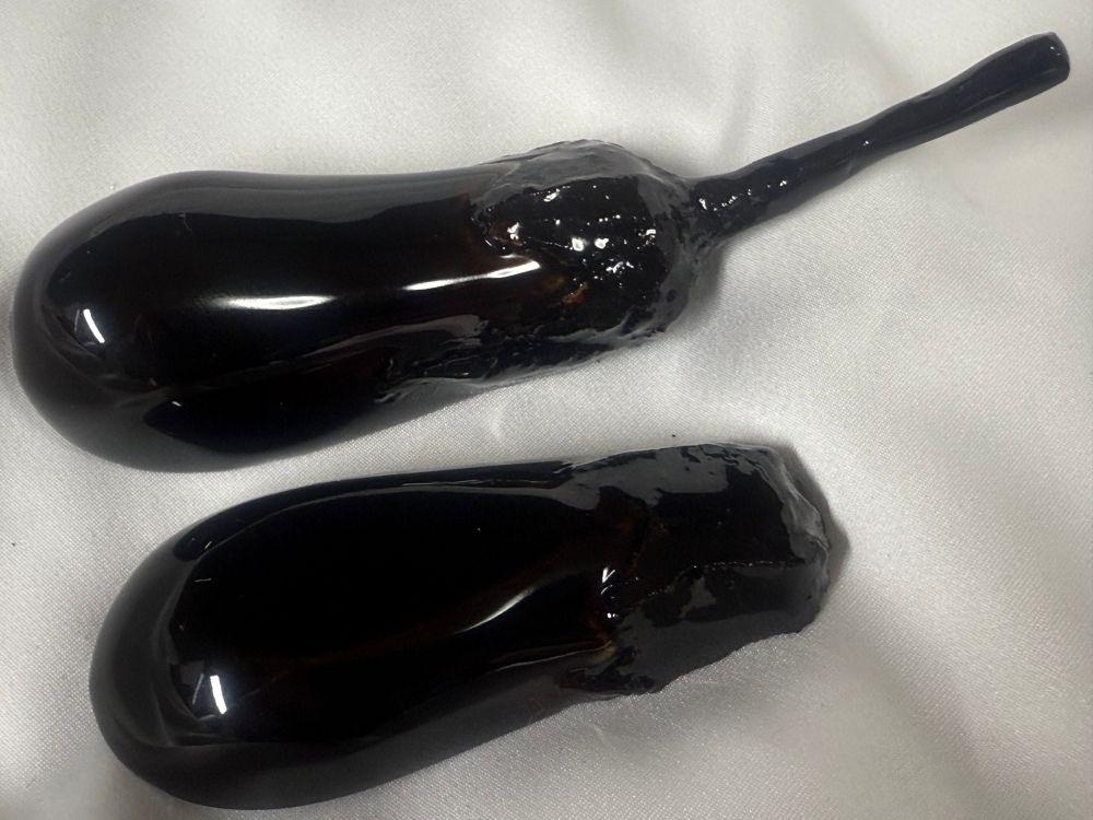 茶道具] 三宅謙蔵 山中塗 茄子香合 (共箱) ○ 茶道具] 三宅謙蔵 山中塗