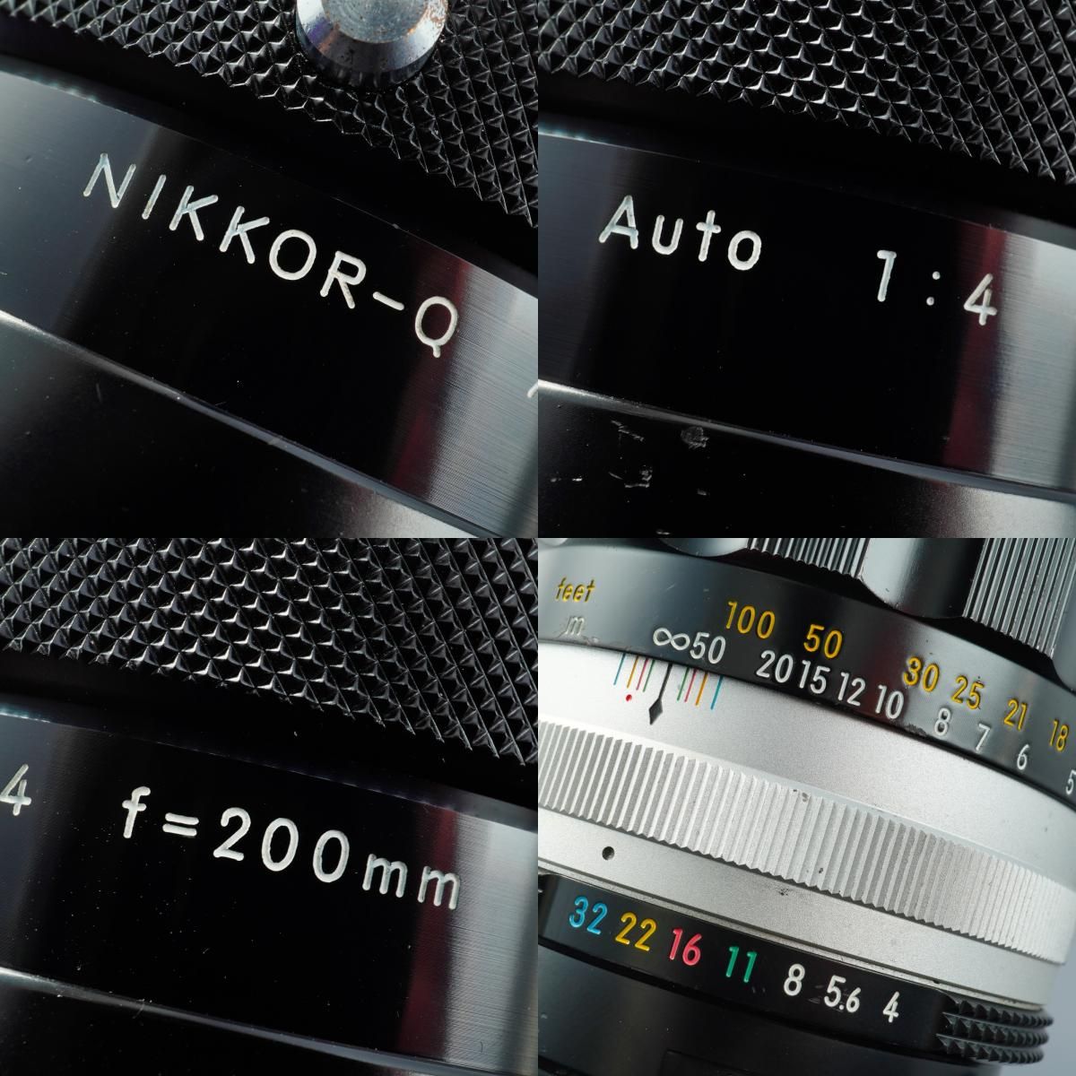 Nikon ニコン Nikkor Q Auto 200mm f/4 Ai改 単焦点レンズ 【公式通販】