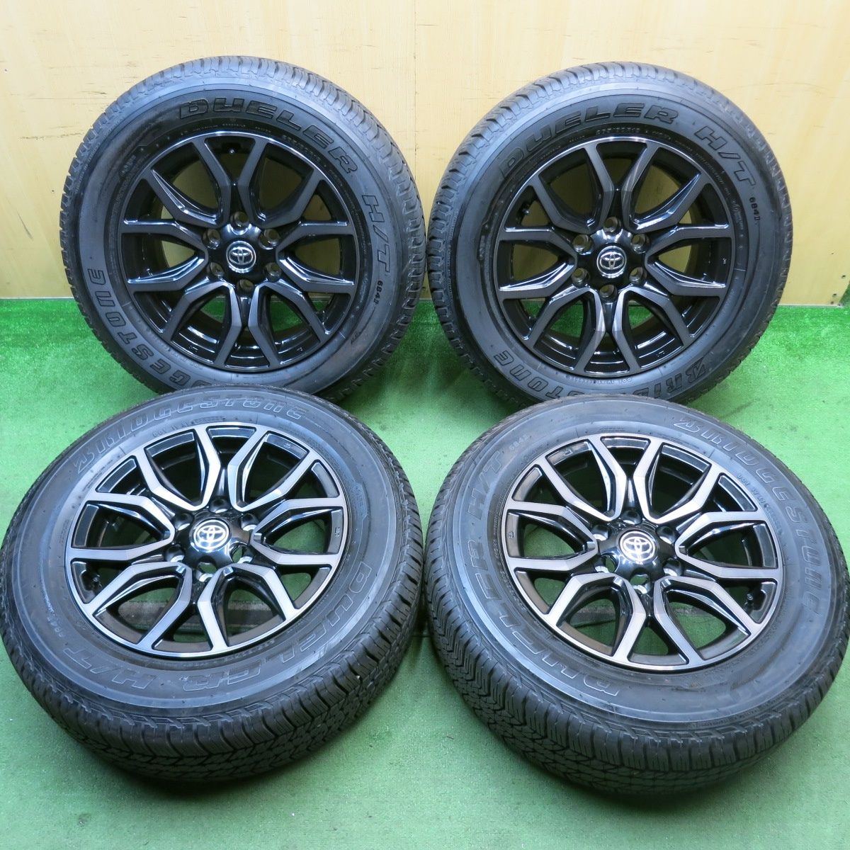 ほぼ新車外し トヨタ GUN125 ハイラックス GRスポーツ 純正 265 60R18 ブリヂストン デューラー H T 684Ⅱ 18インチ PCD139.7 6H 5092010HAノ