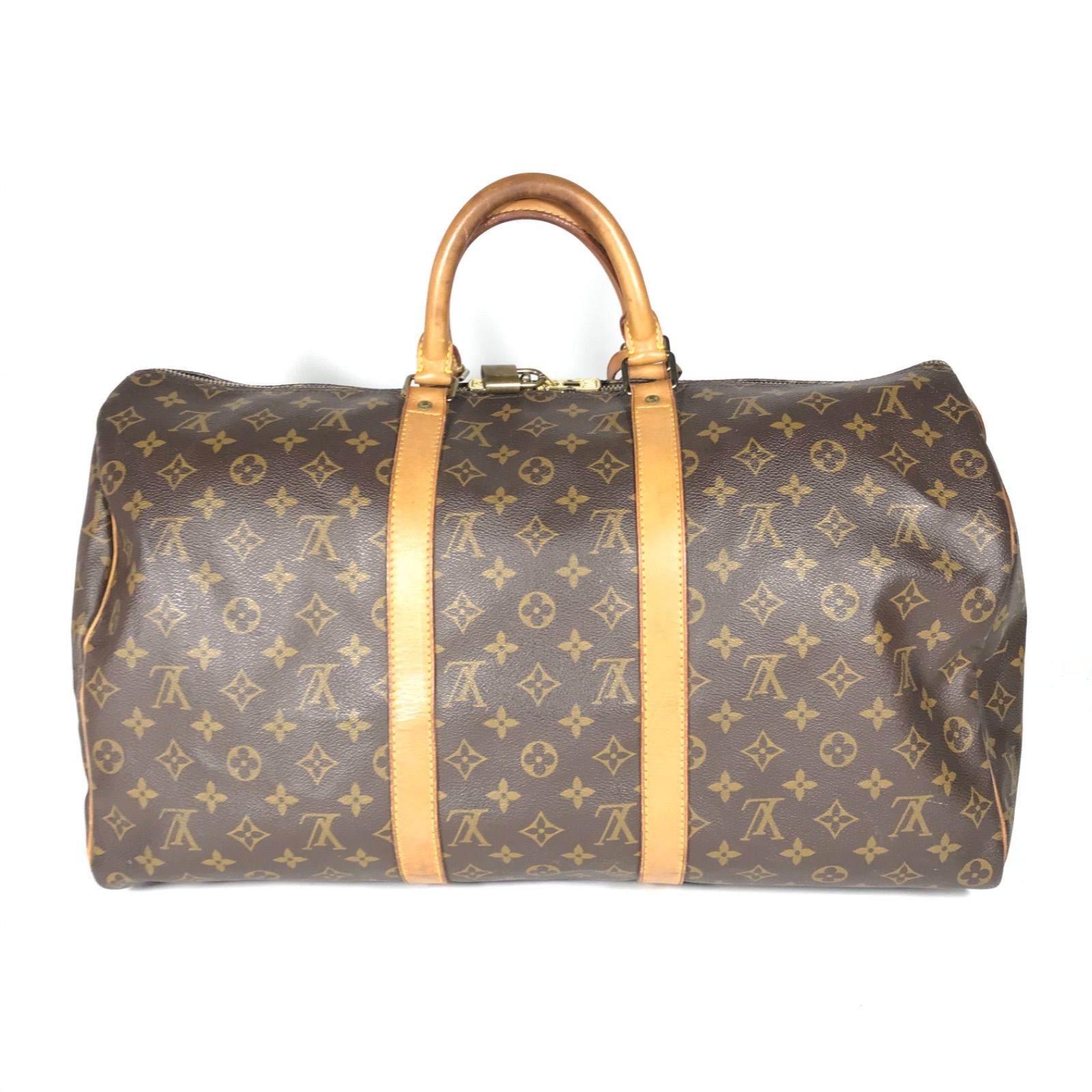 Louis Vuitton ボストンバッグ 大型 ブラウン FG0407-4-3 LOUIS VUITTON ルイヴィトン ボストン バッグ