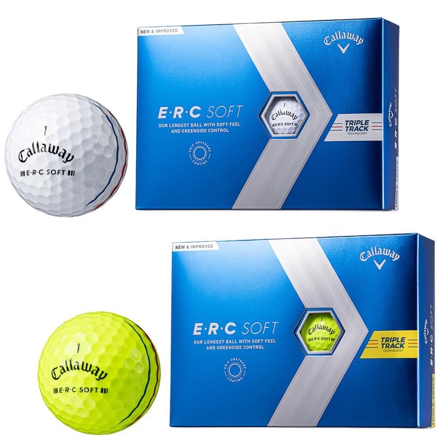 キャロウェイ (Callaway) ゴルフボール 2023 「 ERC SOFT 23 TRPL TRK