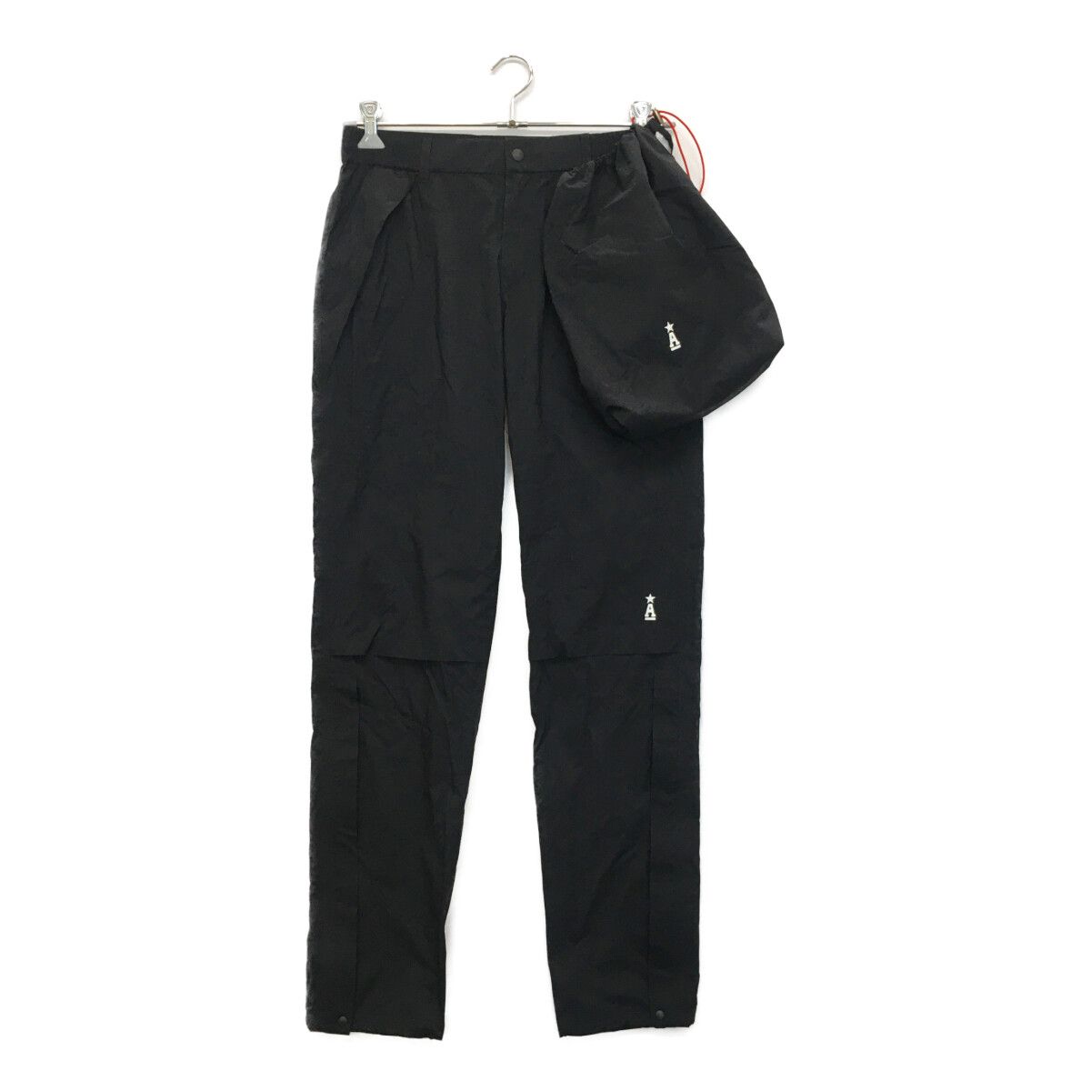 archivio - coco 中古 アルチビオ archivio メンズ レインパンツ 46(M) 黒 ブラック 収納袋付き 中古 メンズ アルチビオ archivio レインパンツ 46(M) 黒