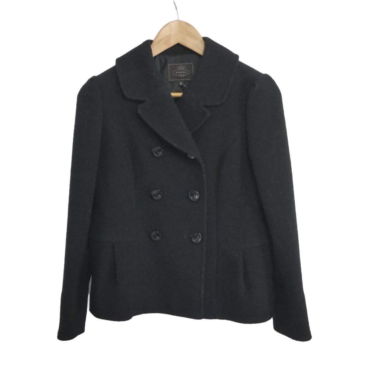 TOCCA トッカ コート サイズ0 XS レディース 黒 冬物