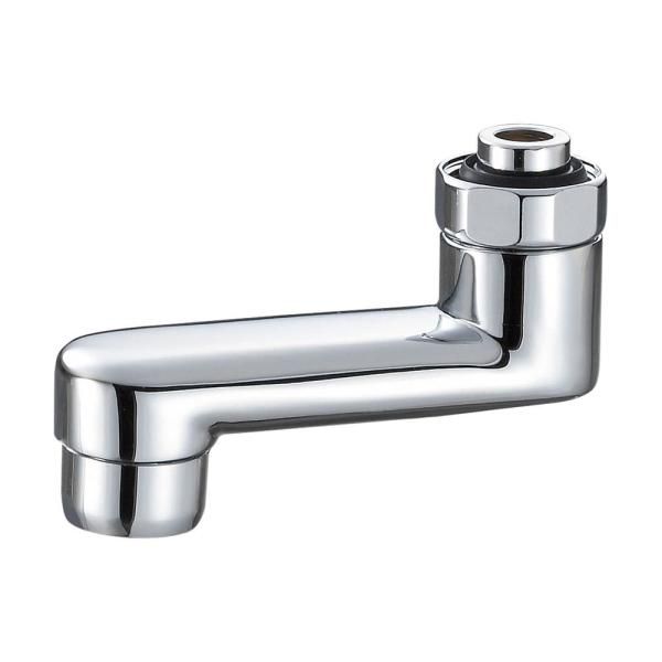 【新品・2営業日で発送】三栄水栓 角吐水口 主にバス用 下向き取付けタイプ 長さ:70mm パイプ外径:16mm PA1110-61X-16