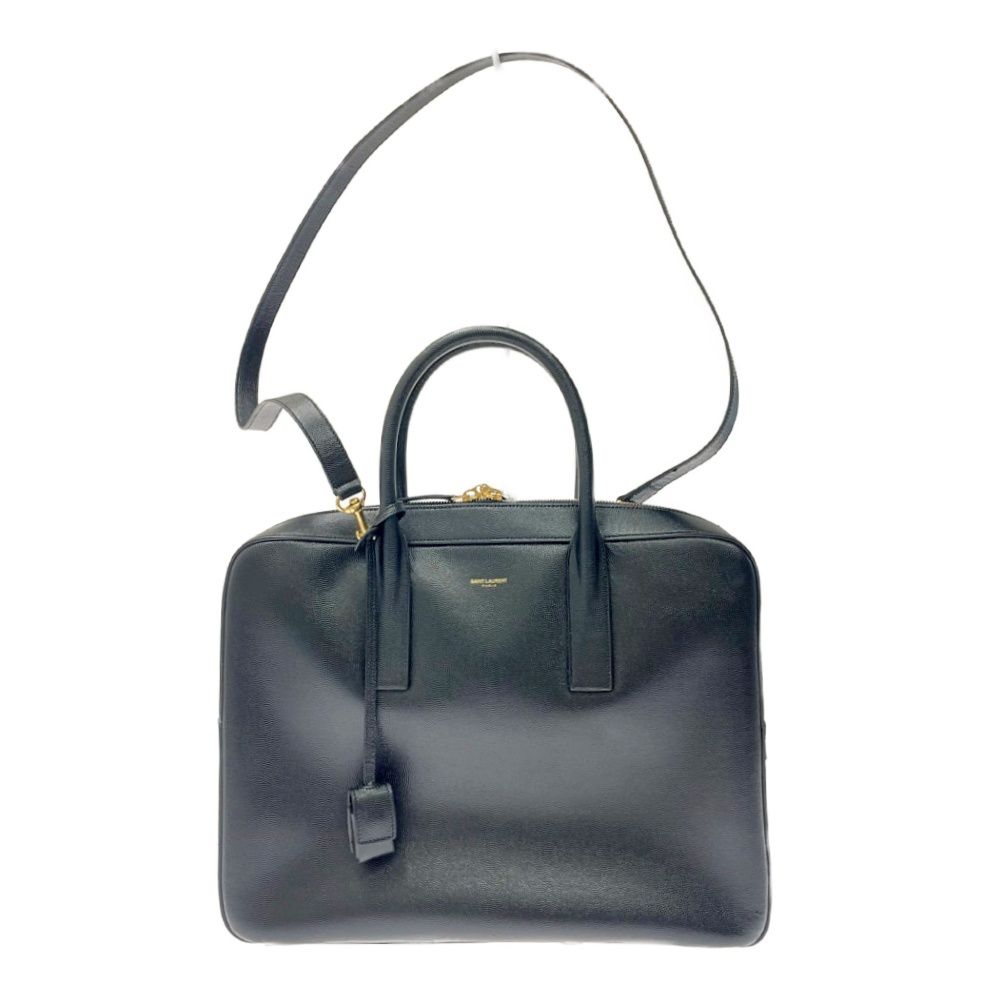 SAINT LAURENT PARIS サンローランパリ 342605 レザー クラシック ミュージアム 2way ビジネスバッグ ブラック 407483 ビジネスバッグ