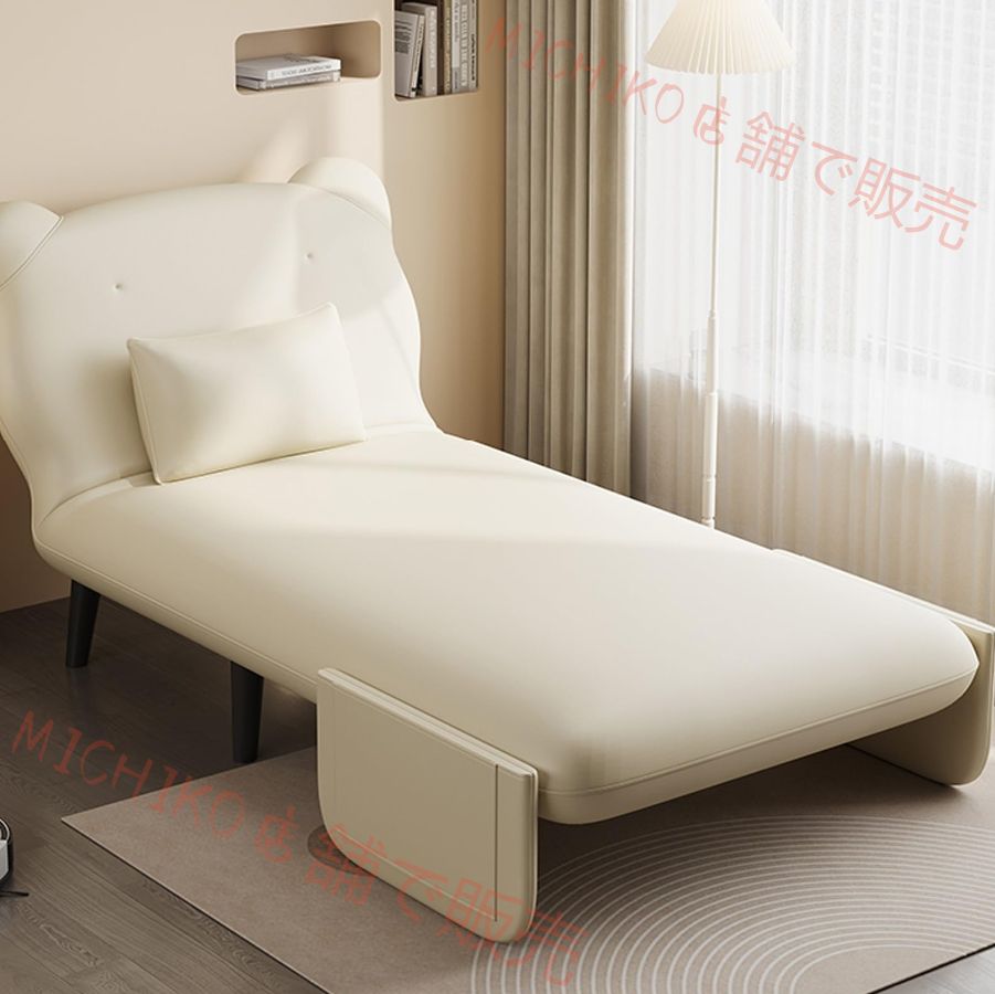 ソファーベッド リクライニングチェアー ソファベッド 折りたたみソファベッド クッション付 1人掛け 座椅子 ローソファー ソファーベッド 折りたたみソファー ソファー ミニソファー 一人暮らし 一人用ソファー 折り畳み リクライニング 5段ギア 組立簡単