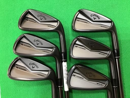 キャロウェイ X FORGED STAR 2025 BLACK 6S アイアンセット IR NS PRO 950GH neo フレックスS メンズ 男性用 右利き 右用 Aランク ゴルフクラブ