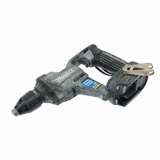 品 makita マキタ 18V 充電式スクリュードライバー FS600D 黒 バッテリー 18V 6.0Ah 付き コードレス ボード用ドライバー 116615