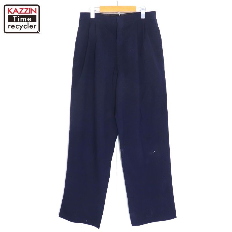 60s vintage 2タック ウール スラックスパンツ メンズ XLサイズ相当