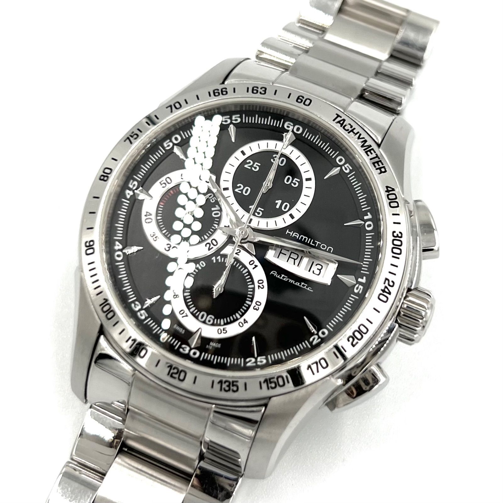 ★☆動作品☆★【中古】ハミルトン H328160 ロードハミルトン オートクロノ ハミルトン ジャズマスター ロード クロノグラフ H328160 SS 自動巻き