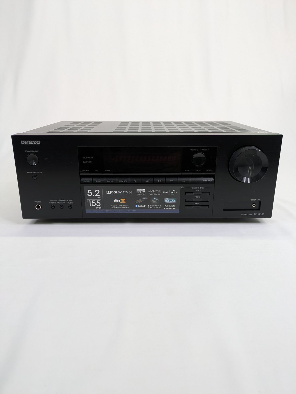 動作確認済み】ONKYO・オンキヨー・TX-SR393・AVレシーバー・AV