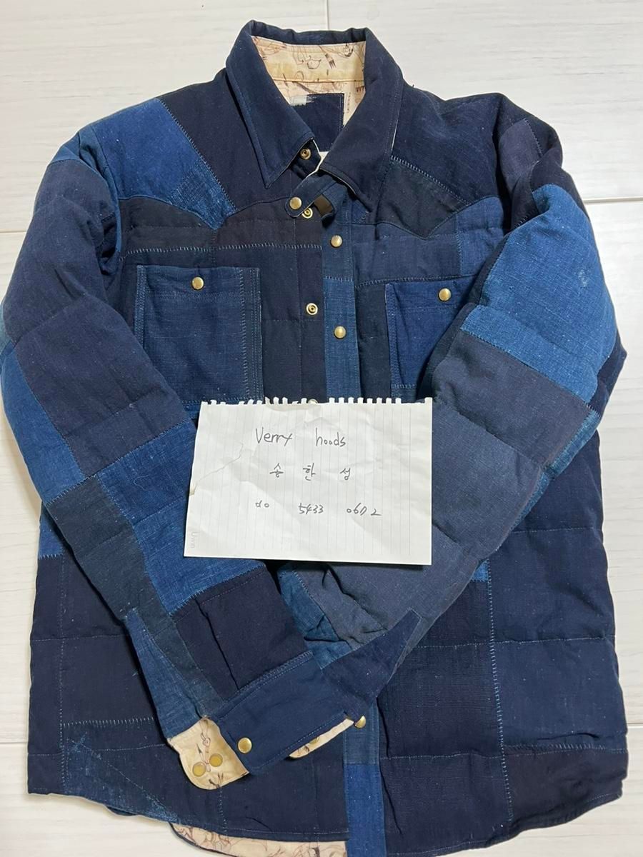 【雷市場（ポンジャン）商品韓国直送】visvim 甲府 袖口 ダウン ジャケット インディゴブルー 3