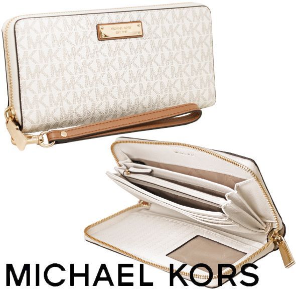 レトロゲーム 再値下げ MICHAEL KORS ストラップつき長財布 95-10 - 小物