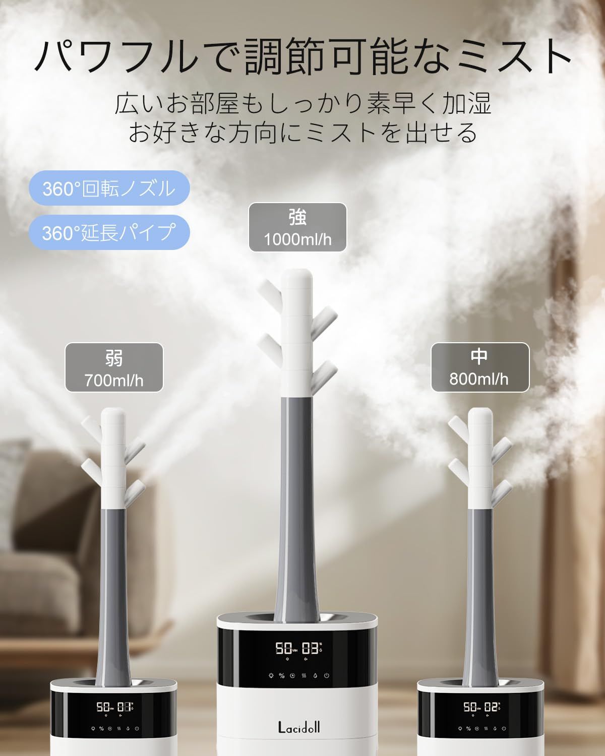 ダイニチ 加湿器 HDK-1219W LX SERIES | 加湿器 | 製品紹介 | ダイニチ