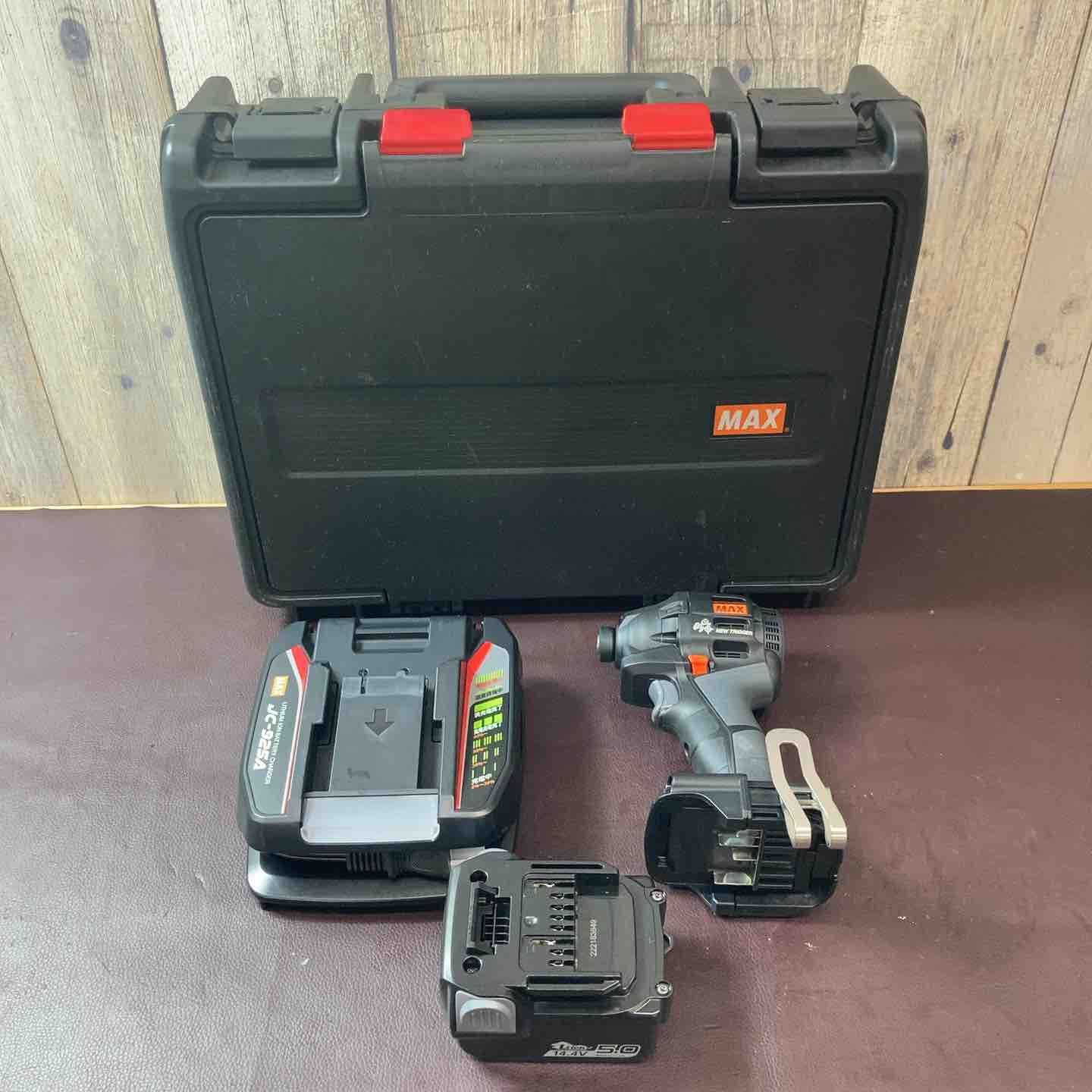 マックス MAX 14.4V コードレスインパクトドライバー PJ-ID153K-B2C|1440A フルセット品 ♥長期保管品 充電式 東大和店
