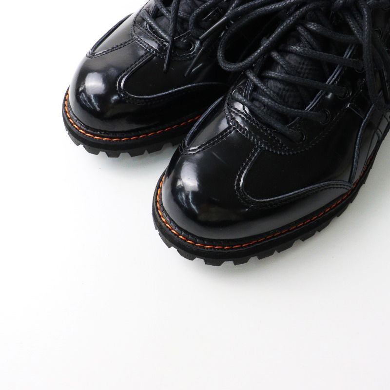 【美品】Onitsuka tiger リンカーンブーツ 黒 24.0 エナメル Amazon | [オニツカタイガー] ブーツ RINKAN BOOT(現行モデル