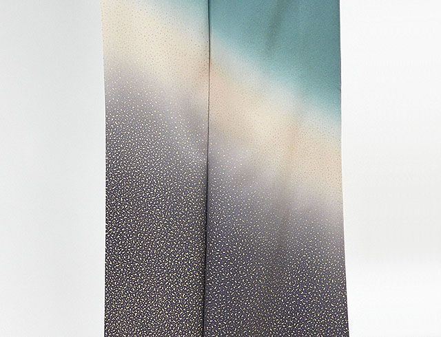 訪問着 正絹 金彩友禅 和田光正作 付下訪問着 リサイクル 着物 b0823