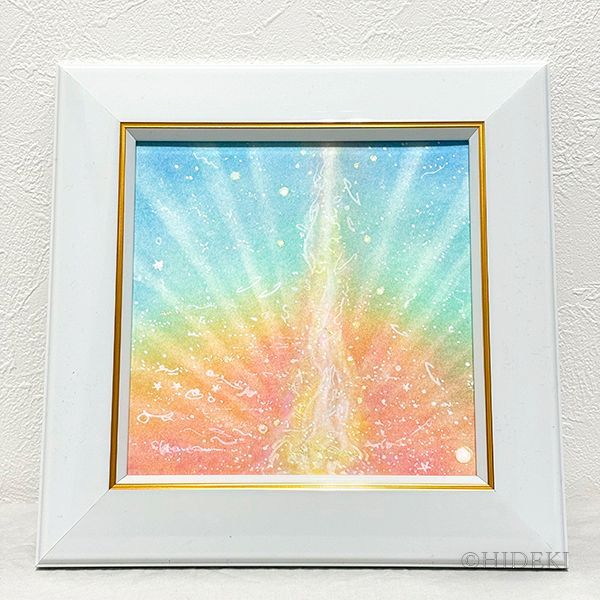 抽象画パステル