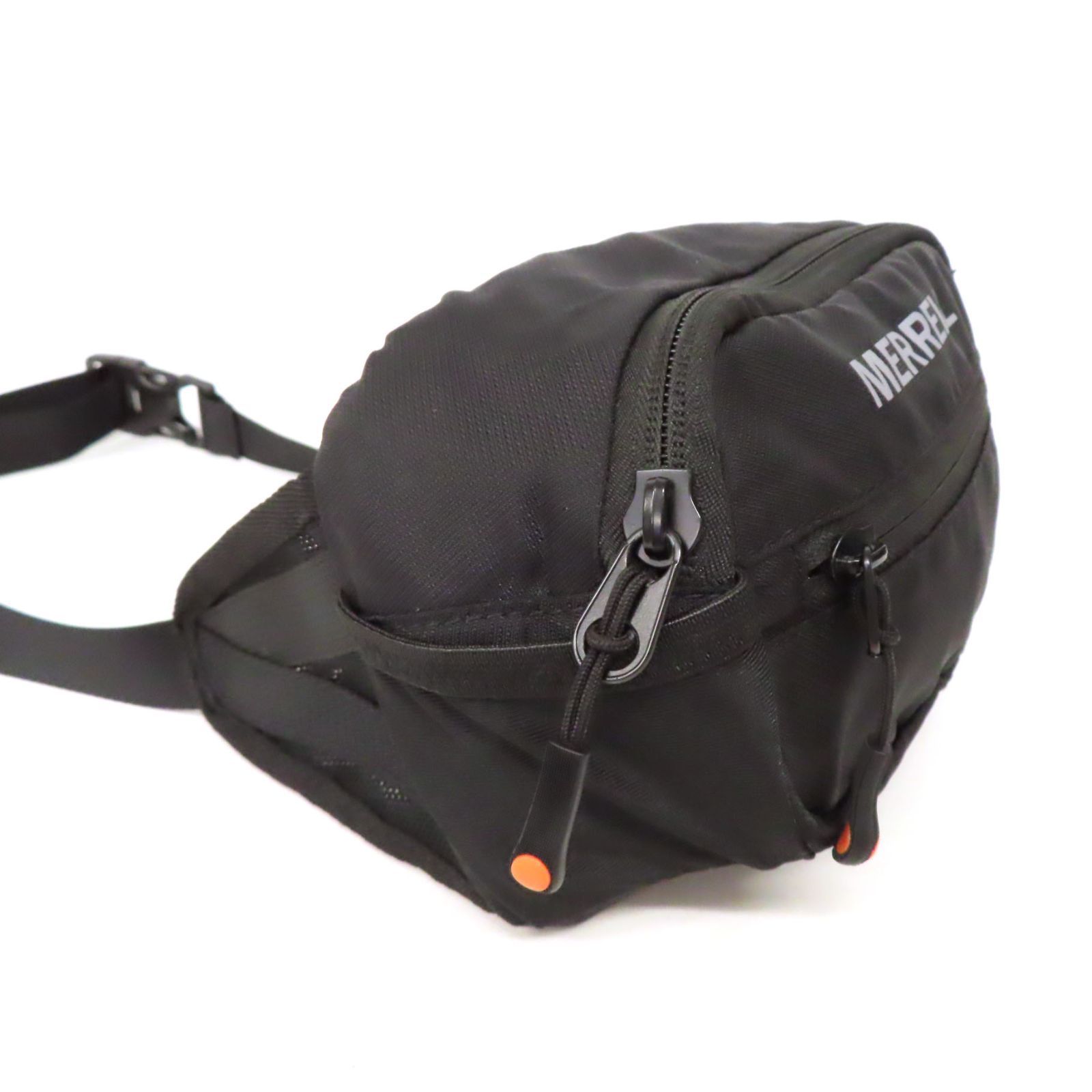 WG25024 美品 MERRELL メレル ウエストポーチ ナイロン 英字ロゴ 