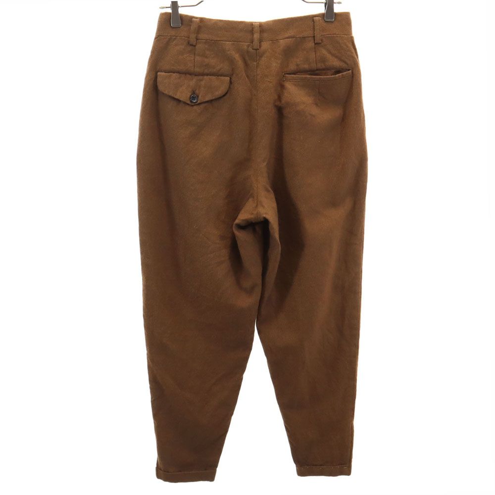 90aw コムデギャルソンオムプリュス ブラウン ウール スラックス 90s パンツ 古着 COMME des GARCONS HOMME コムデギャルソンオム 90s 1990