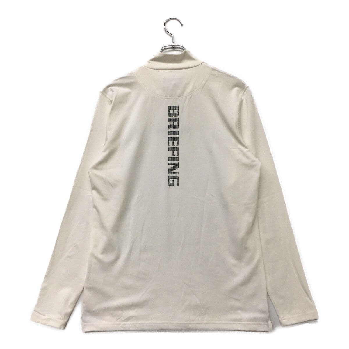 BRIEFING ブリーフィング ホワイトシャツ ロゴ入り メンズS 【未使用】 中古 メンズ ブリーフィング BRIEFING 長袖シャツ M 白 ホワイト