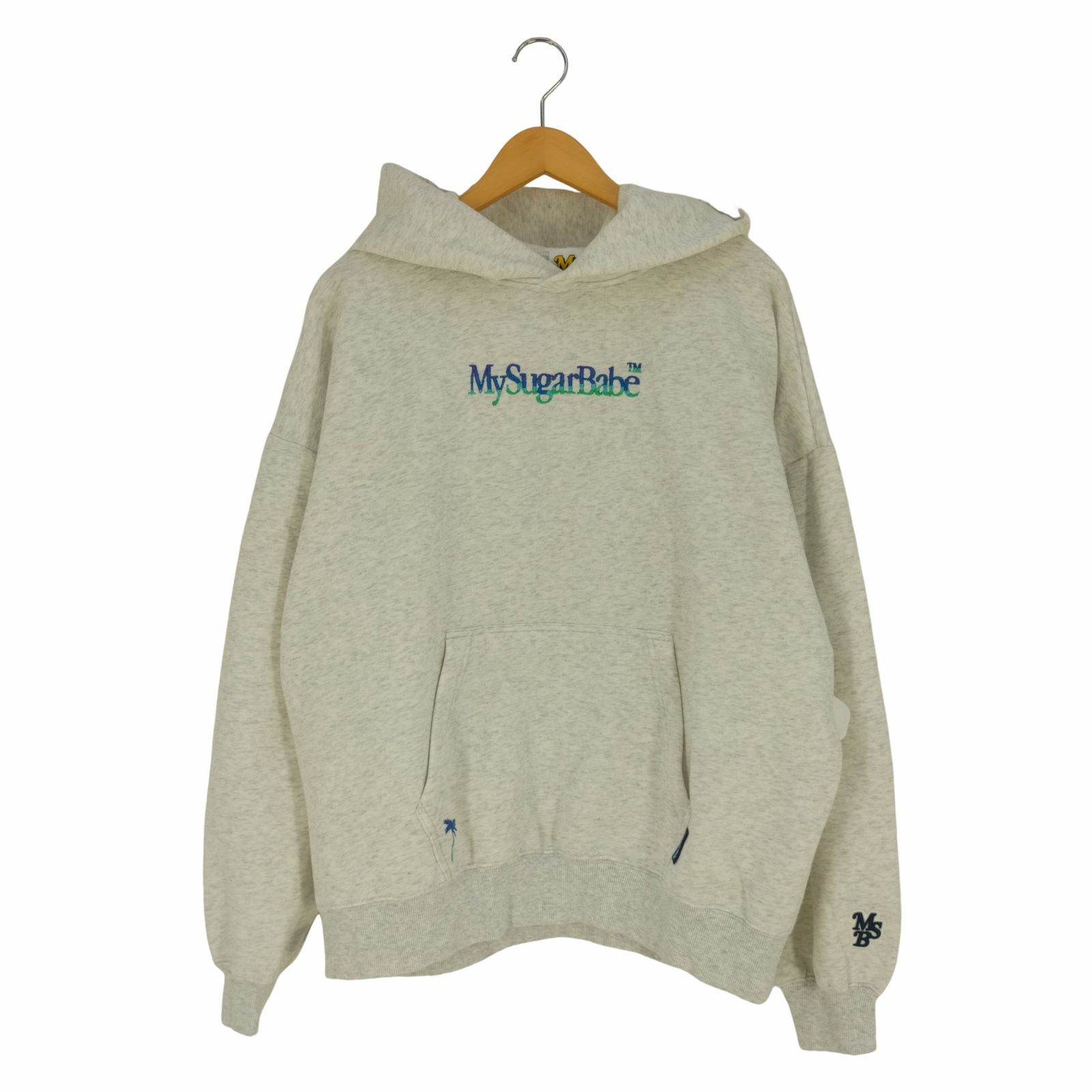 マイシュガーベイブ My Sugar Babe / MSB sunset/sunrise embroidery hoodie  サンセットサンライズエンブロイダリーフーディー メンズ JPN：L - メルカリ