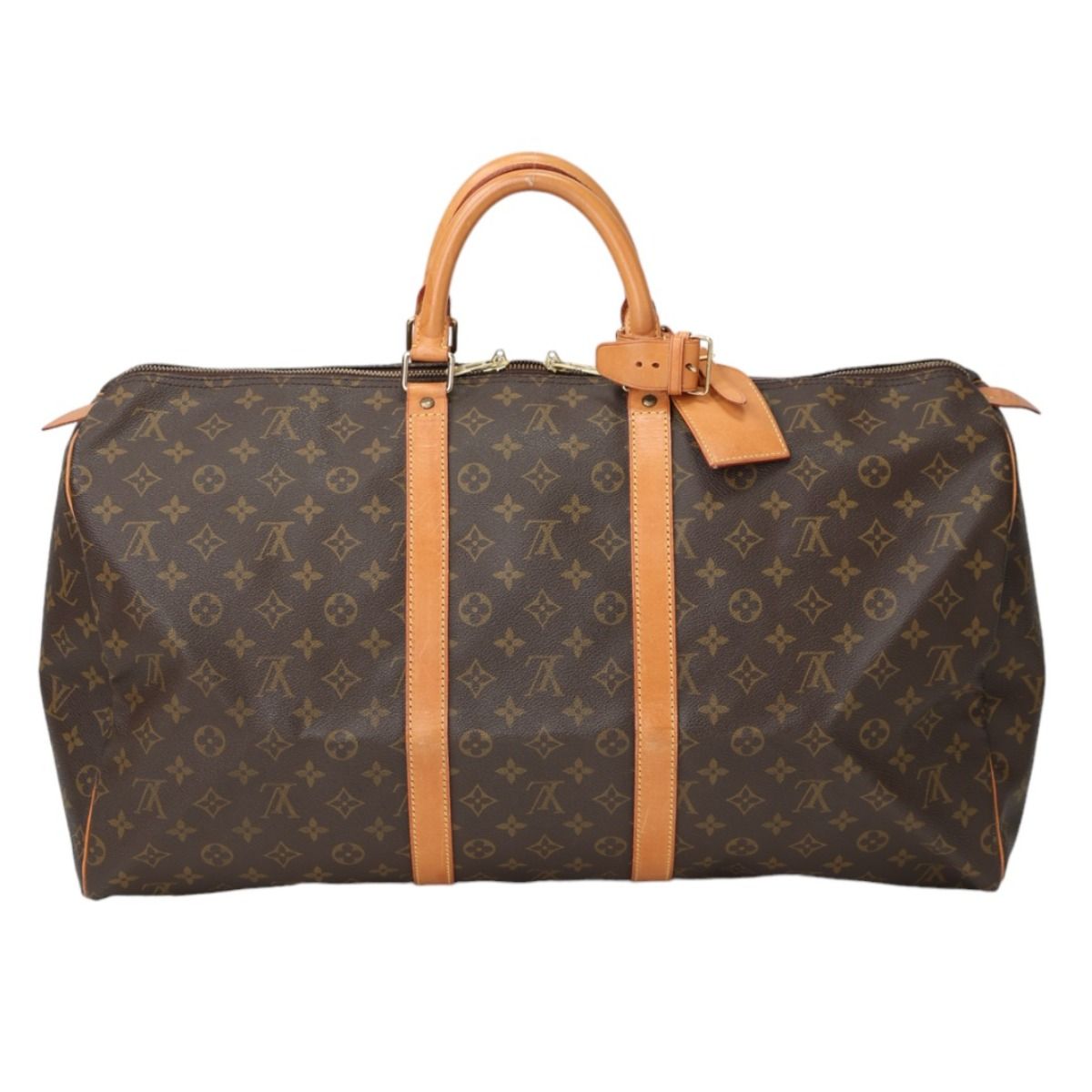 ルイヴィトン M41424 モノグラム 旅行かばん キーポル55 ボストンバッグ LOUIS VUITTON ブラウン